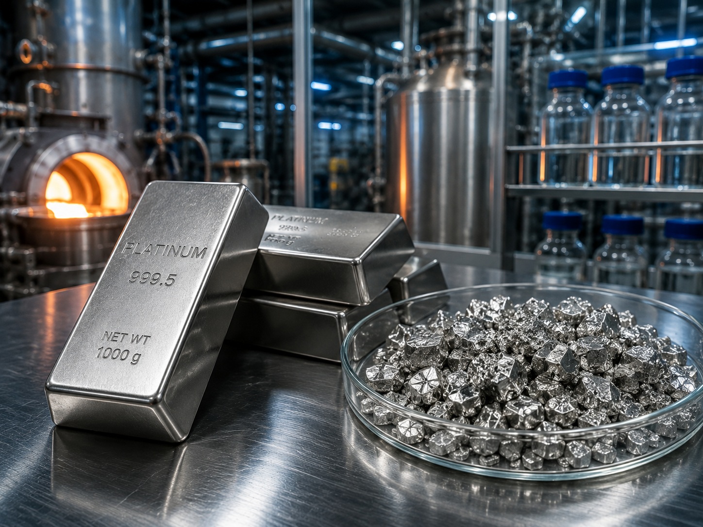 Platinum metal — refined Pt