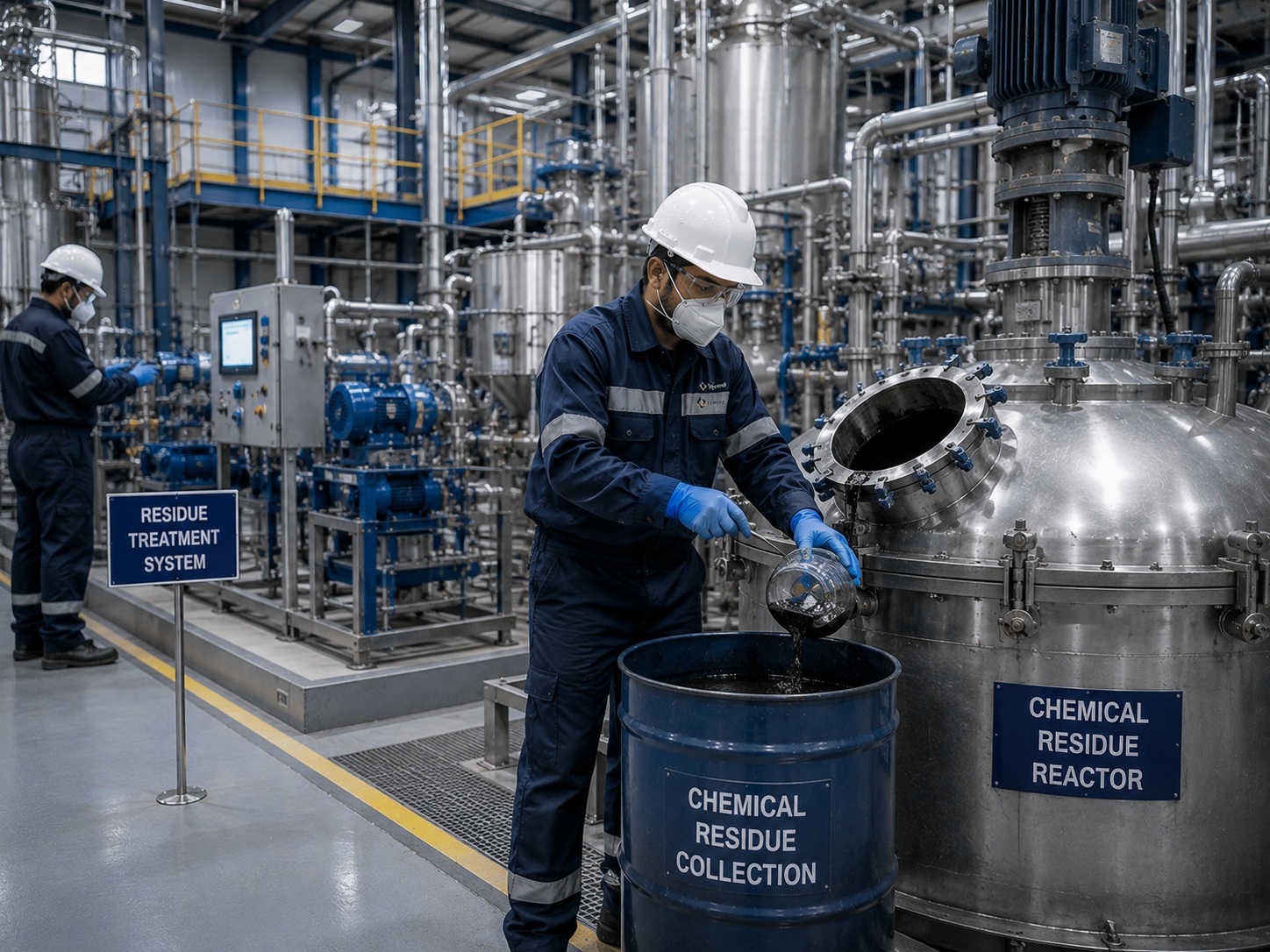 Chemical Residue Processing at Viyanmani