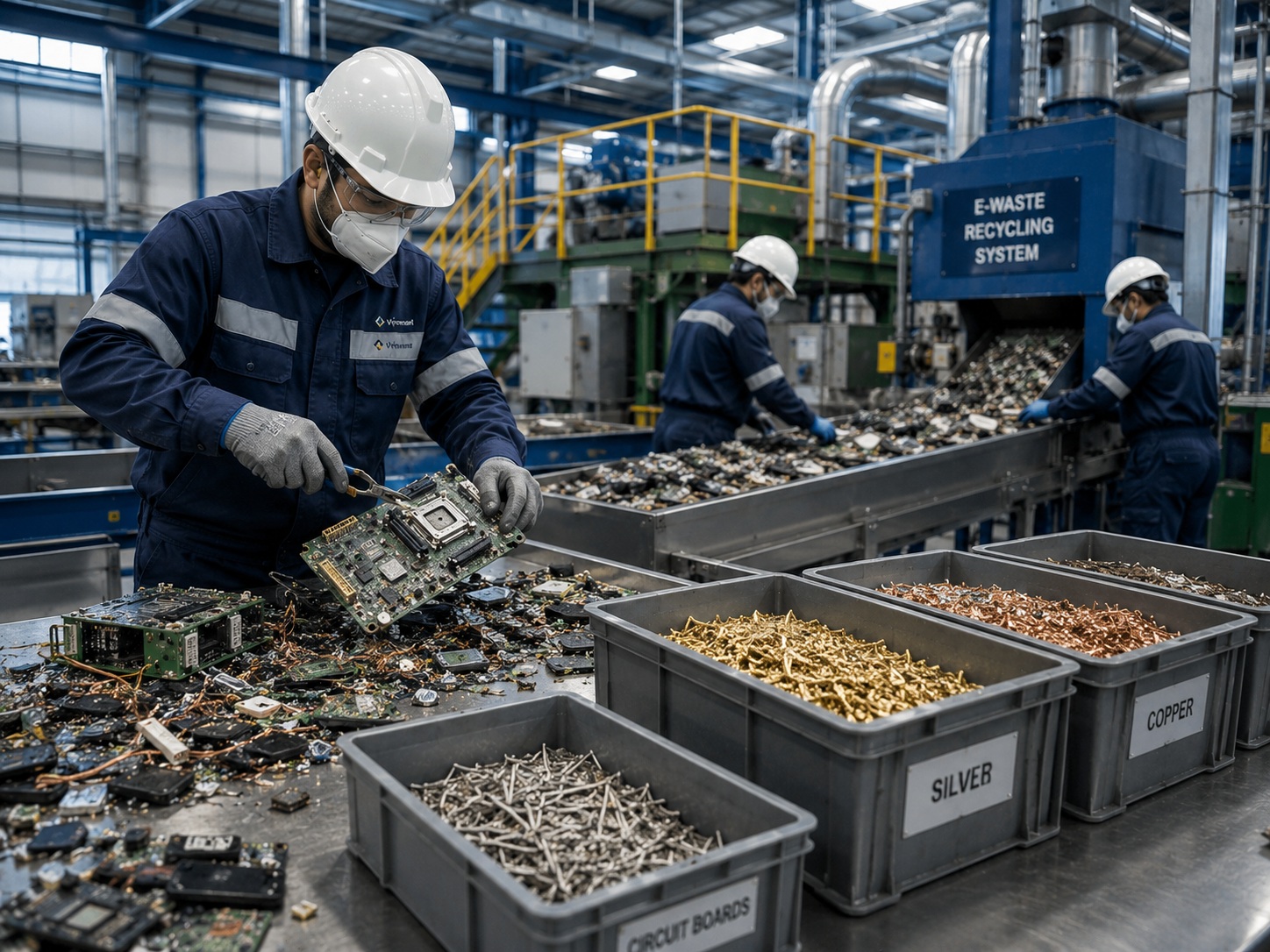 Electronic Scrap Recycling at Viyanmani